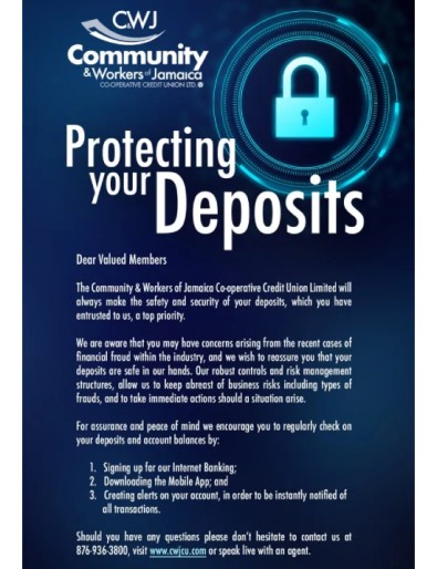 Protecting your deposits